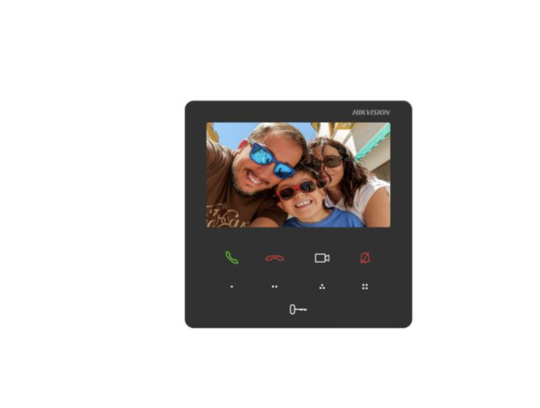 Estación Interior IP Hikvision DS-KH6110-WE1/Alarm 4.3" WiFi PoE 4 Alarmas